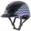 Troxel Fallon Taylor Lavender Chevron Helmet -NRS World Sales 104607 default l