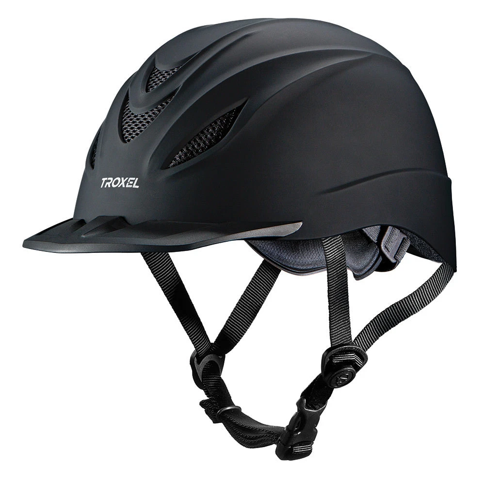Troxel Intrepid Black Riding Helmet 3 Troxel Intrepid Black Riding Helmet