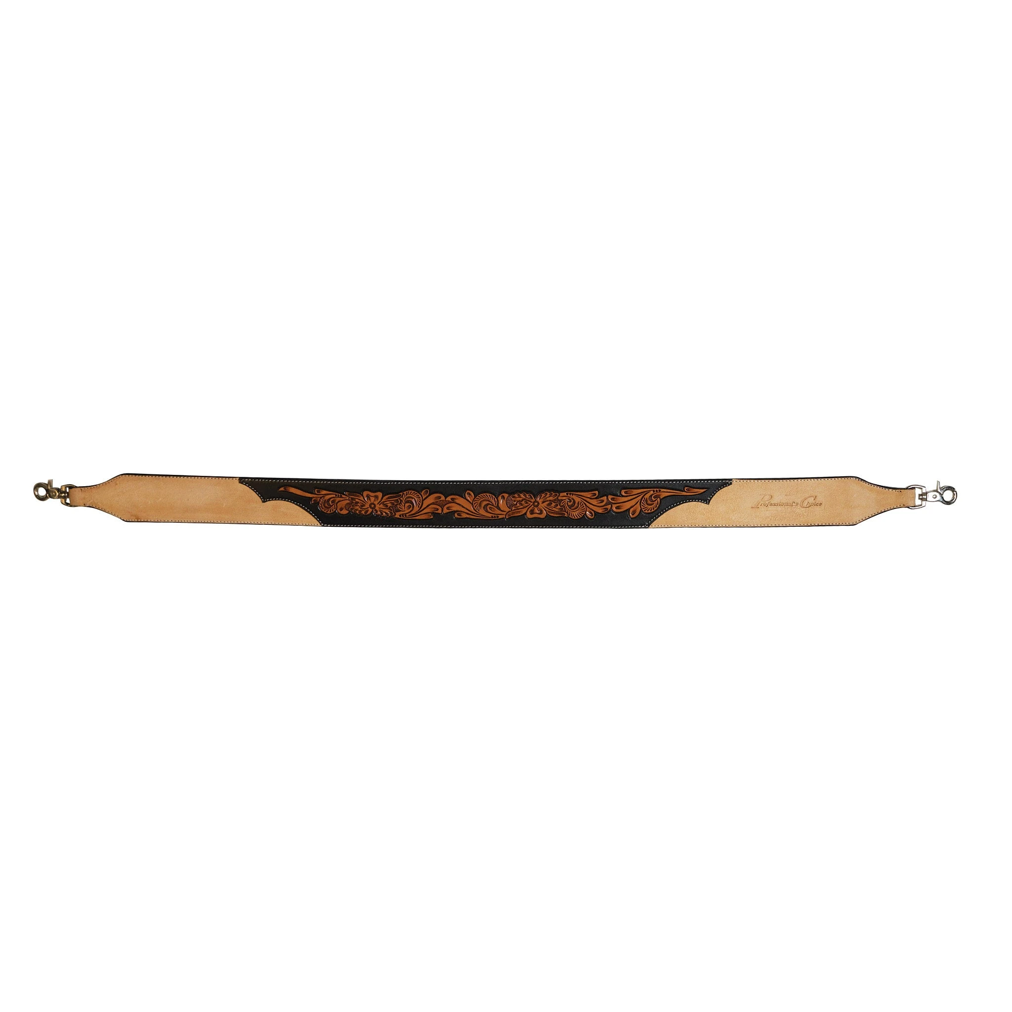 Professionals Choice Black Floral And Roughout Leather Rope Can Strap 3 Professionals Choice Black Floral And Roughout Leather Rope Can Strap