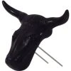 Mustang NRS Deluxe Black Steer Head With Bale Spikes -NRS World Sales 432 default l