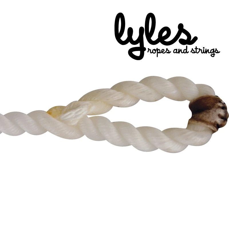 Lyles Lariats 7 1/2 Ft White Steer String 3 Lyles Lariats 7 1/2 Ft White Steer String