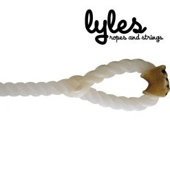 Lyles Lariats 6 /2' Wicked White Piggin String