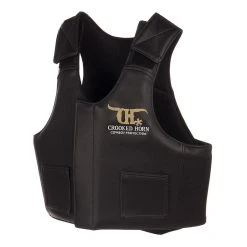 Crooked Horn Cowboy Protection Bull Rider Pleather Vest