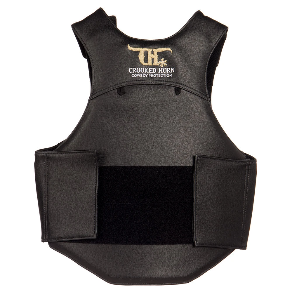 Crooked Horn Cowboy Protection Bull Rider Pleather Vest 4 Crooked Horn Cowboy Protection Bull Rider Pleather Vest - Image 2