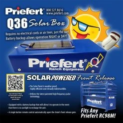 Priefert Q36 Solar Powered Control Box -NRS World Sales Q36