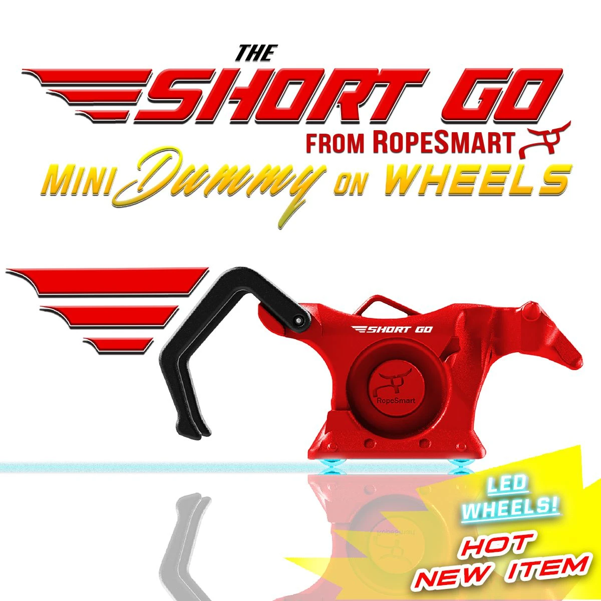 Ropesmart Short Go LED Light Roping Dummy On Wheels 4 Ropesmart Short Go LED Light Roping Dummy On Wheels - Image 2