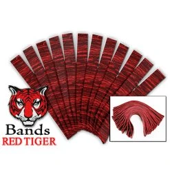 Ropesmart Red Tiger 12 Pack Dally Bands